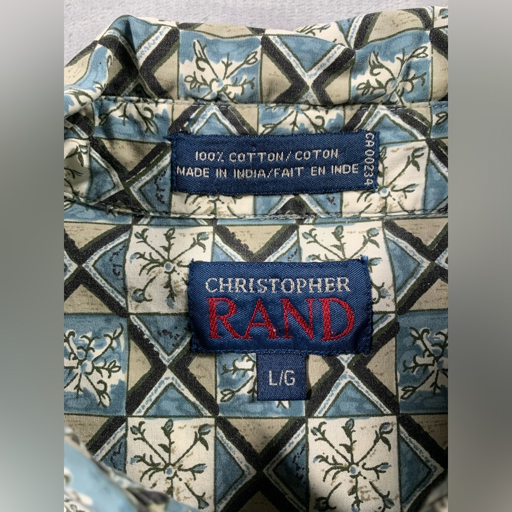 Christopher rand Geometric Patterned Shirt - Picture 2 of 10